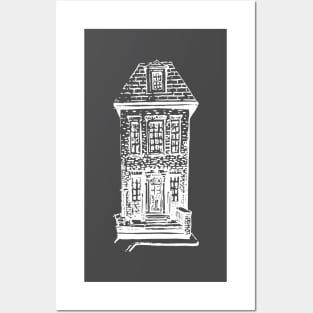 A unique gift for any holiday. Old house. Posters and Art